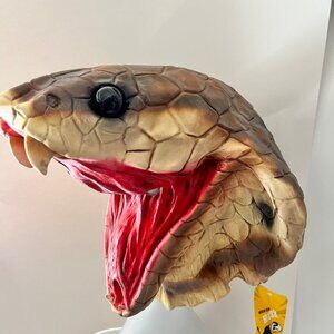 CreepyParty Snake latex mask Cobra Halloween  Mask